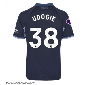 Tottenham Hotspur Destiny Udogie #38 Seconda Maglia 2023-24 Manica Corta